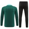 Manchester United Trænings Sweatshirt Dragt 2024-25 Grøn Kvart-Zip